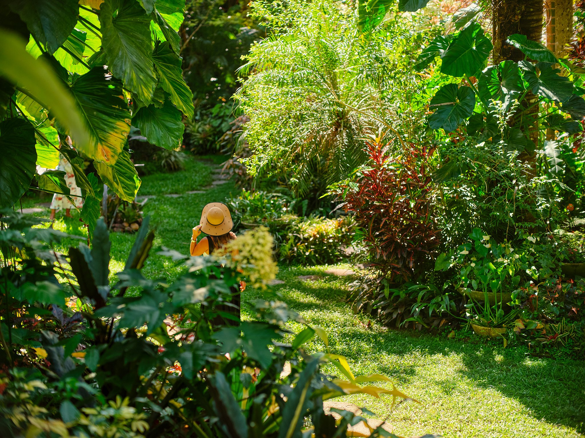 Woman in Hunte’s Gardens, Barbados