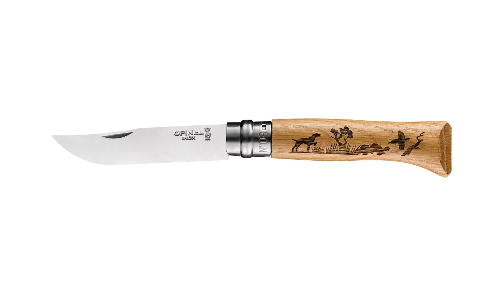 Opinel Zakmes N°08 Animalia Hond