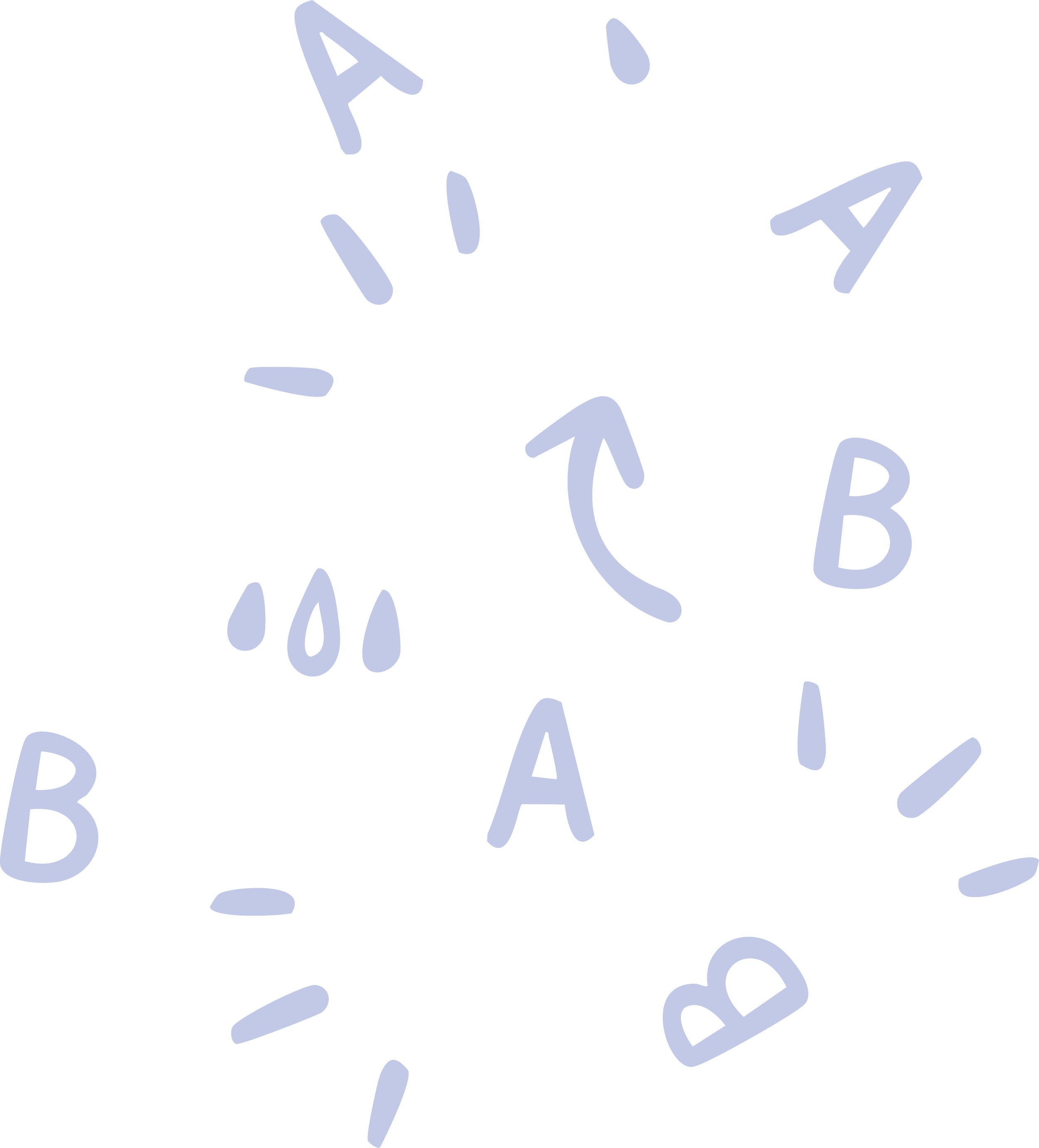 Schéma illustrant une étape du processus de navigation dans un espace Hypothétique, avec des points de départ et d'arrivée, et des directions indiquées par des flèches.