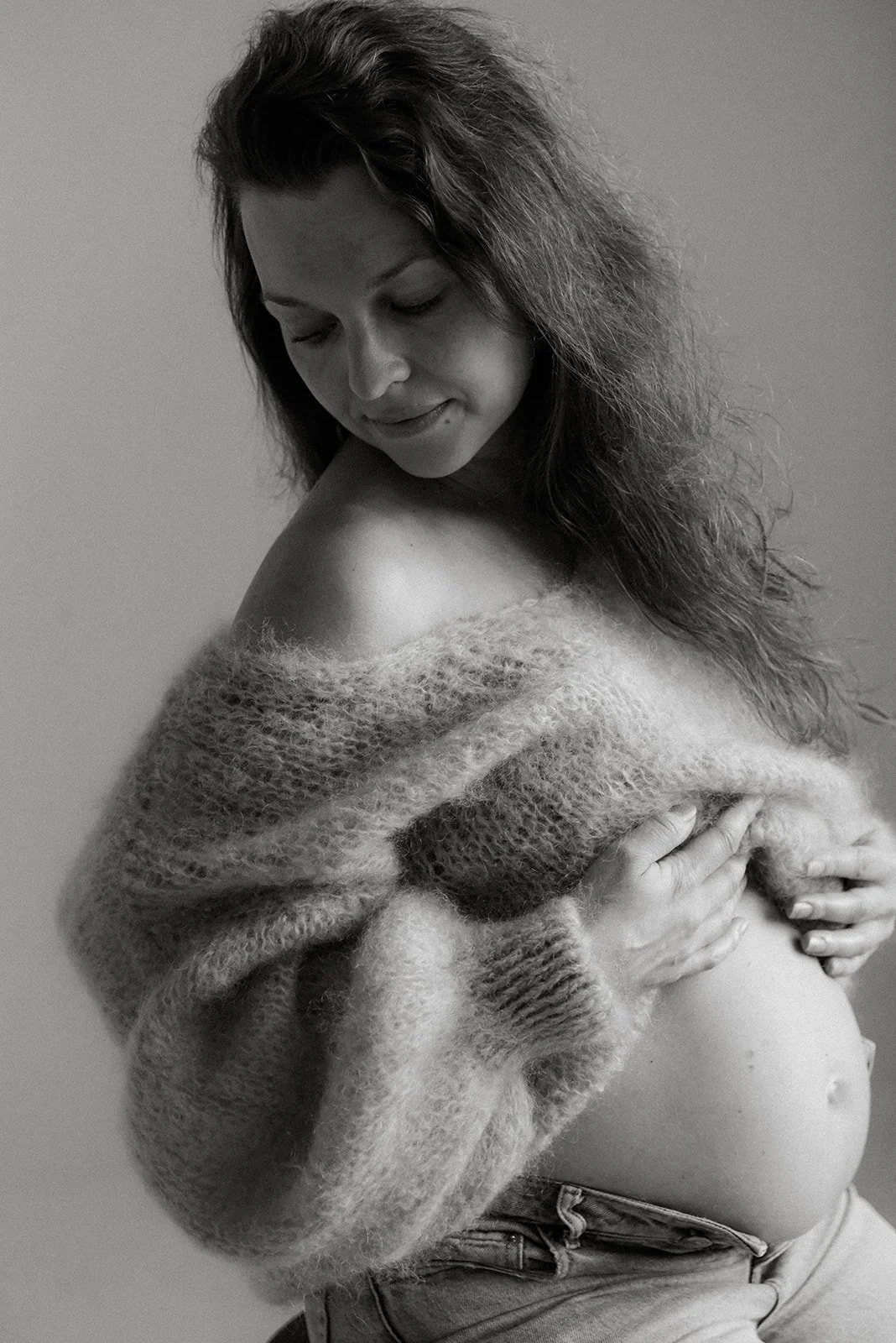 Heidi Väisäsen kuvaama odotuskuva studiolla.