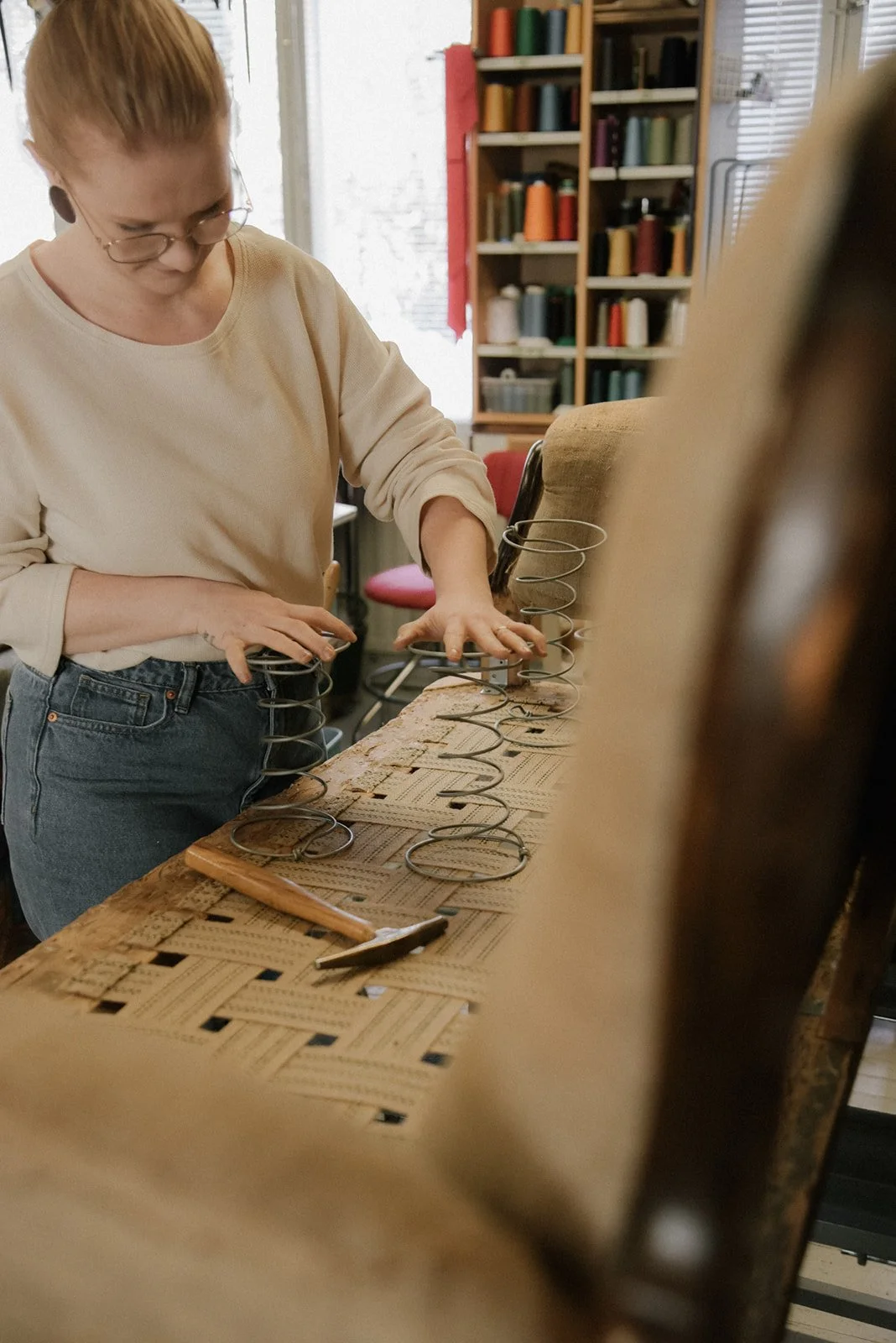 Heidi Väisäsen verhoomoliike Eklundille ottama brändikuva.