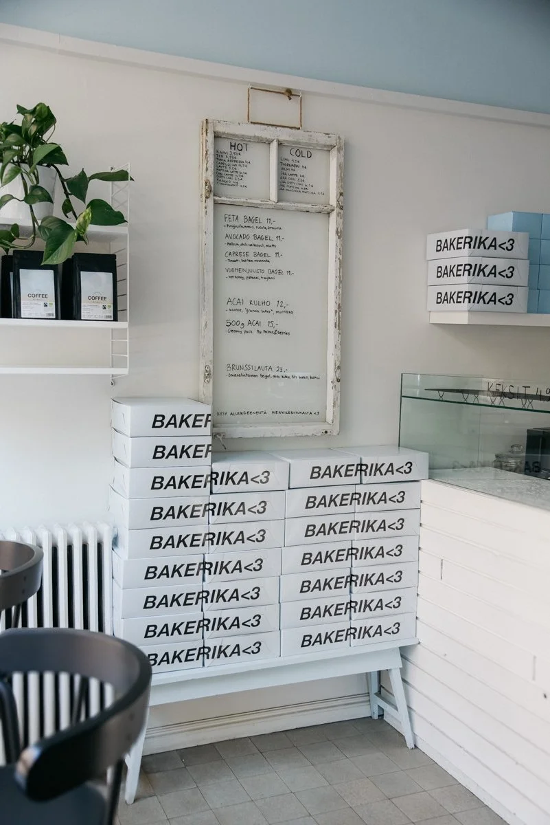 Brändikuvaus liiketilassa.