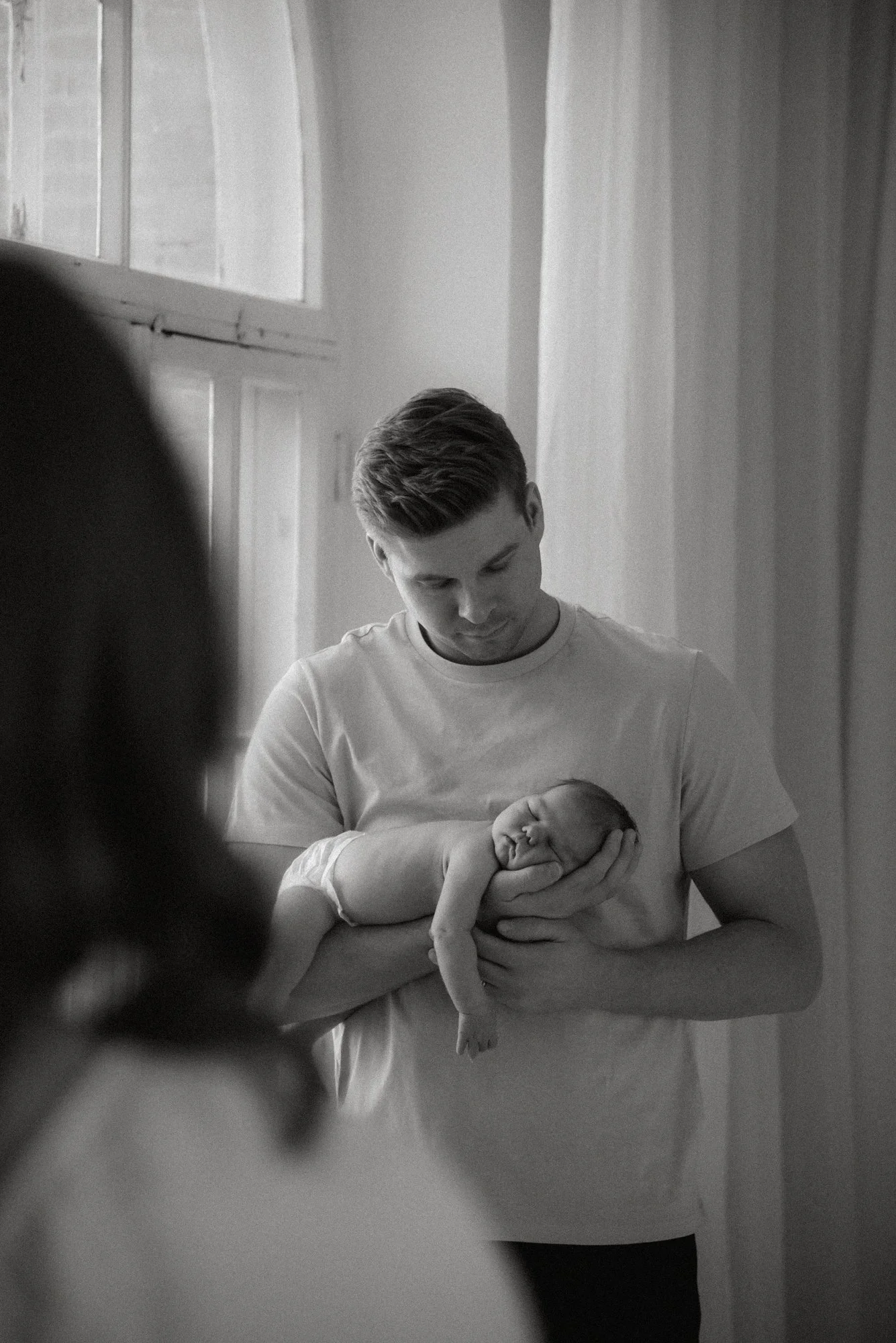 Heidi Väisäsen vauvakuvaus studiossa Keravalla.