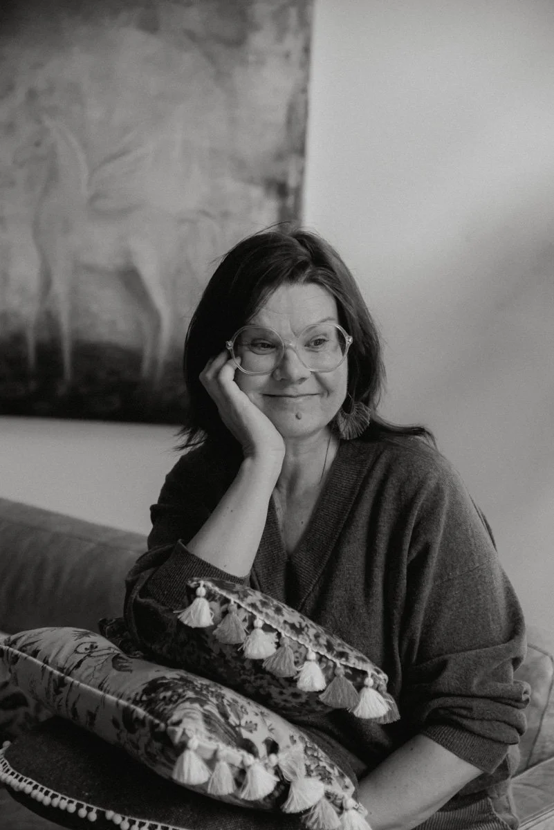 Mustavalkoinen potretti Verhoomo Vanhan Viehätyksen yrittäjästä.