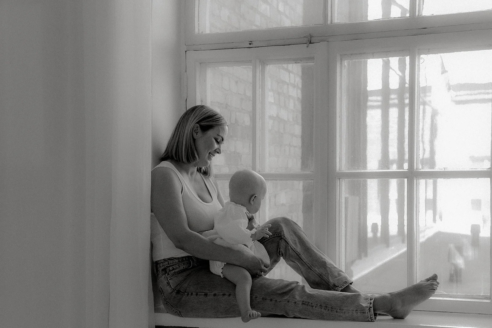 Äiti- ja lapsikuvaus Keravalla studiolla.