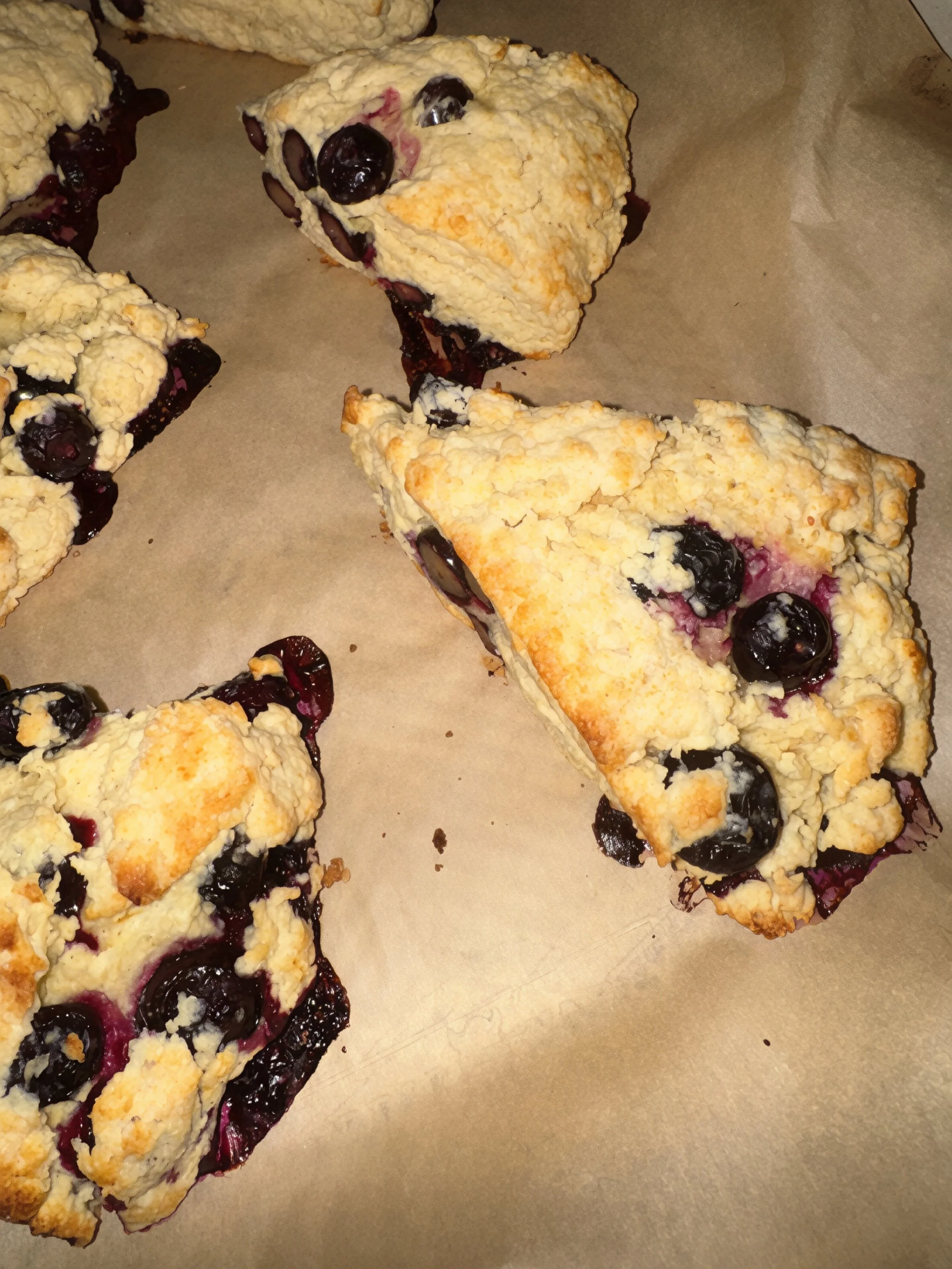 Lemon Blueberry Sourdough Scone