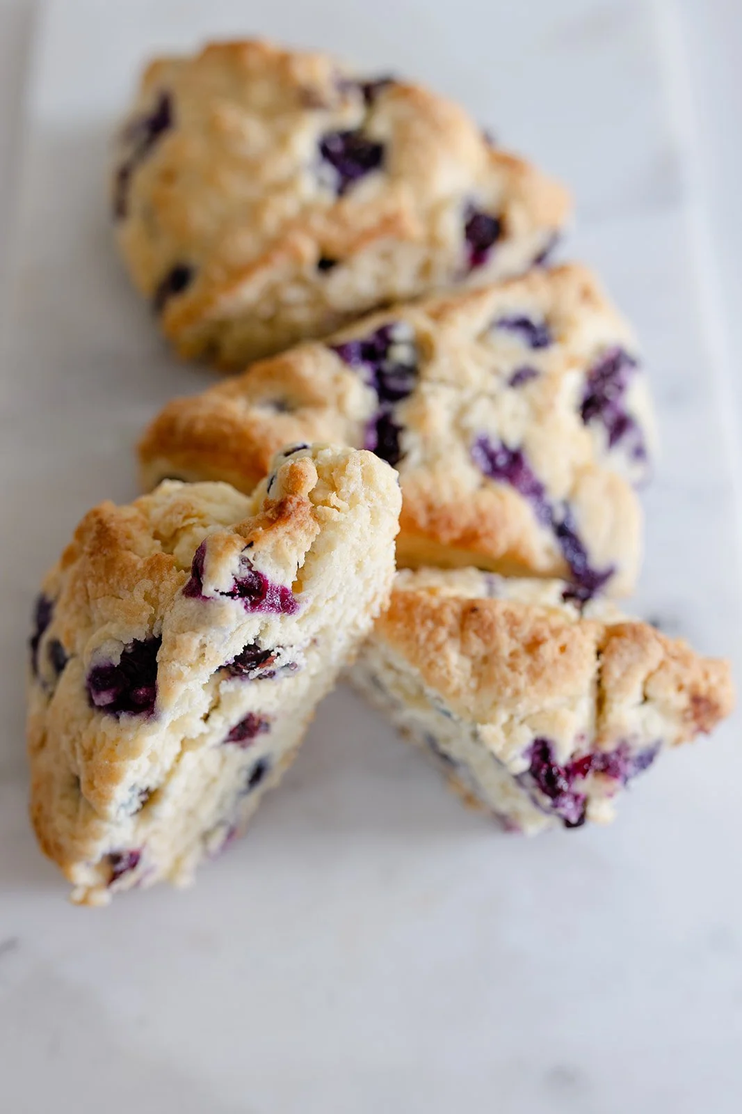 Lemon Blueberry Sourdough Scone
