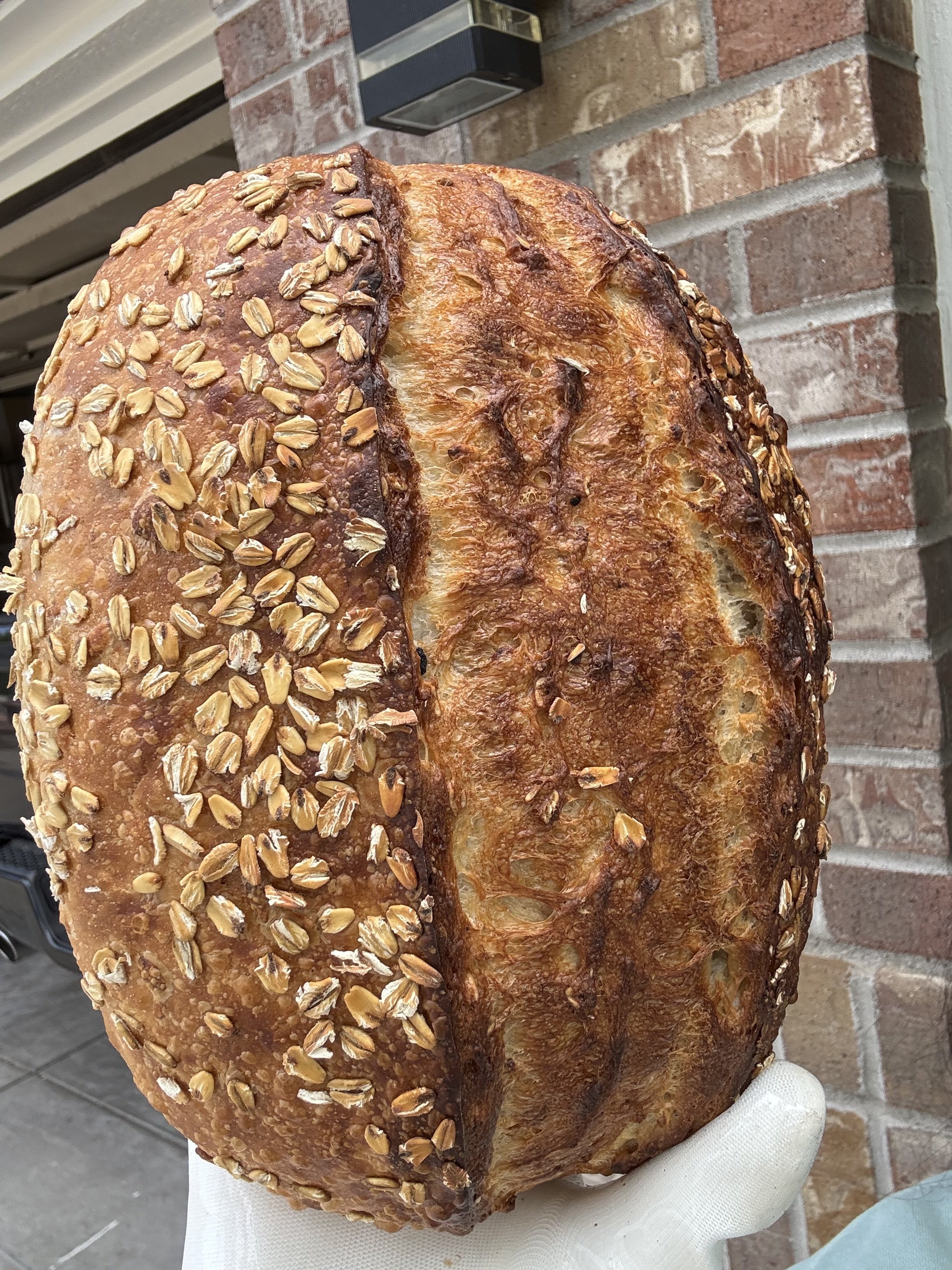 Honey Oat Sourdough Loaf