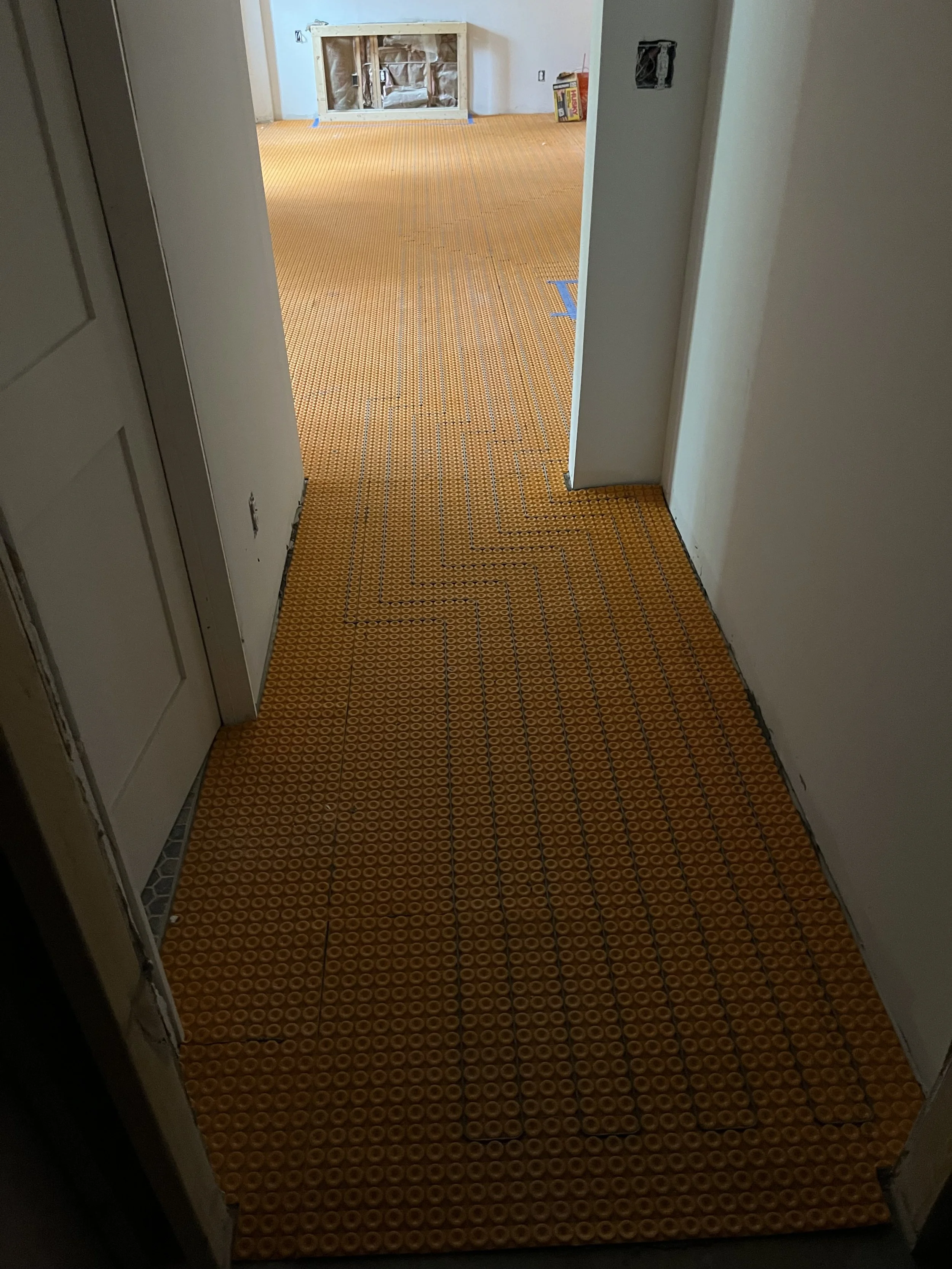 Heated Floor Installation