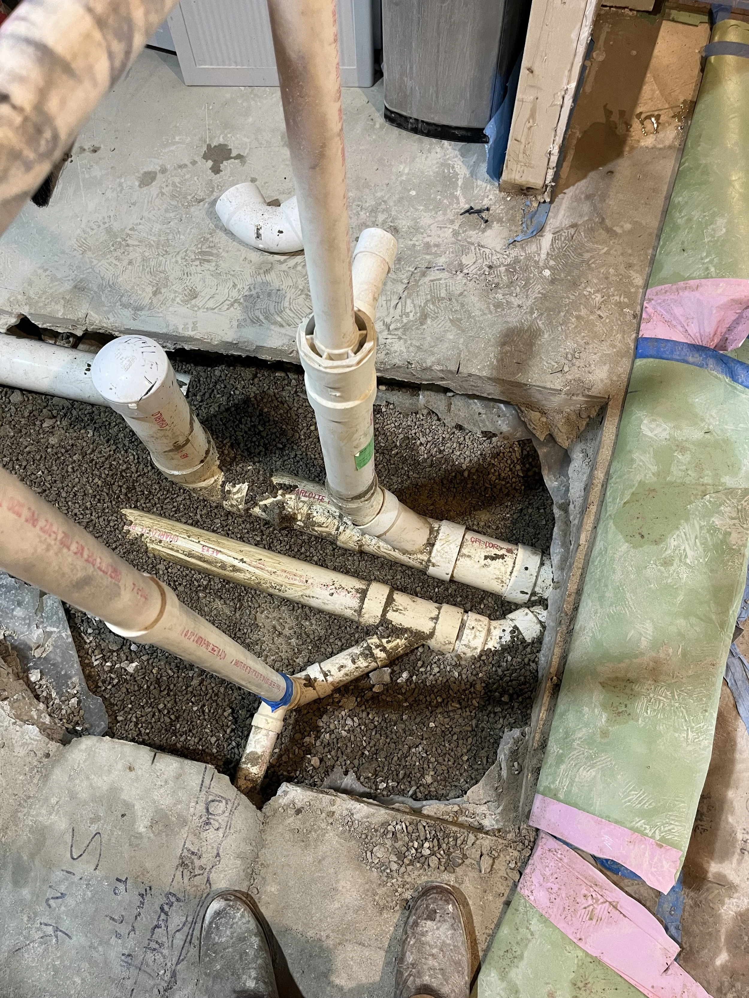 Plumbing Reconfiguration 