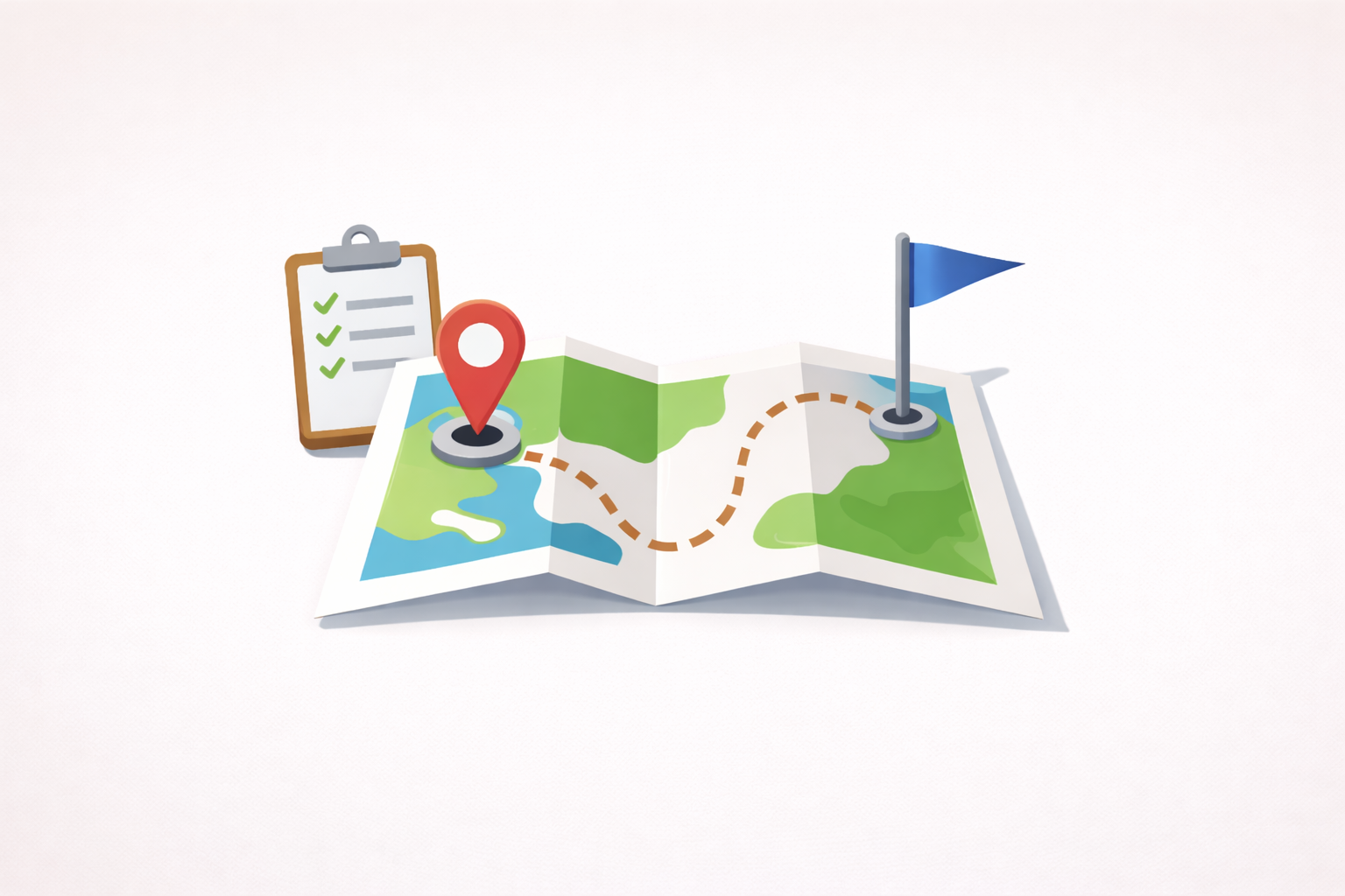 Illustration representing identifying and planning practical AI use cases