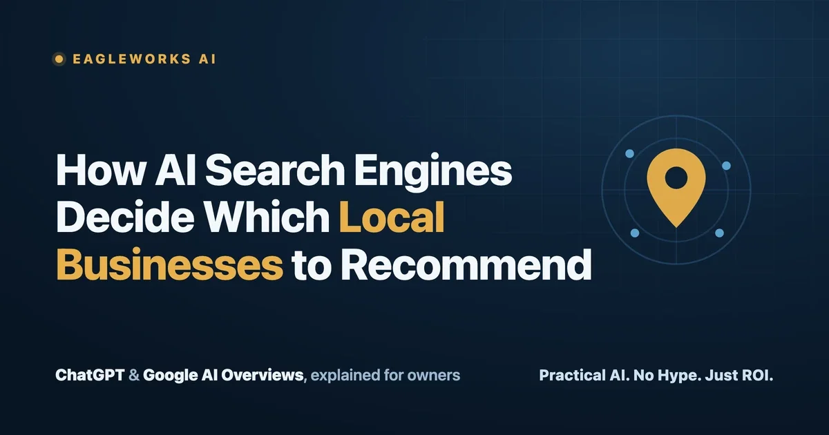 How AI Decides Which Local Businesses to Recommend