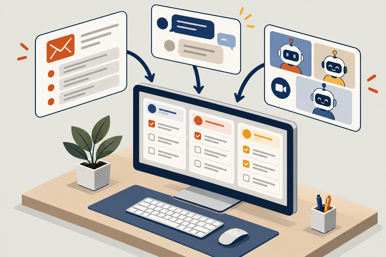 From Client Emails, Meetings, and Chats to One Daily To-Do List