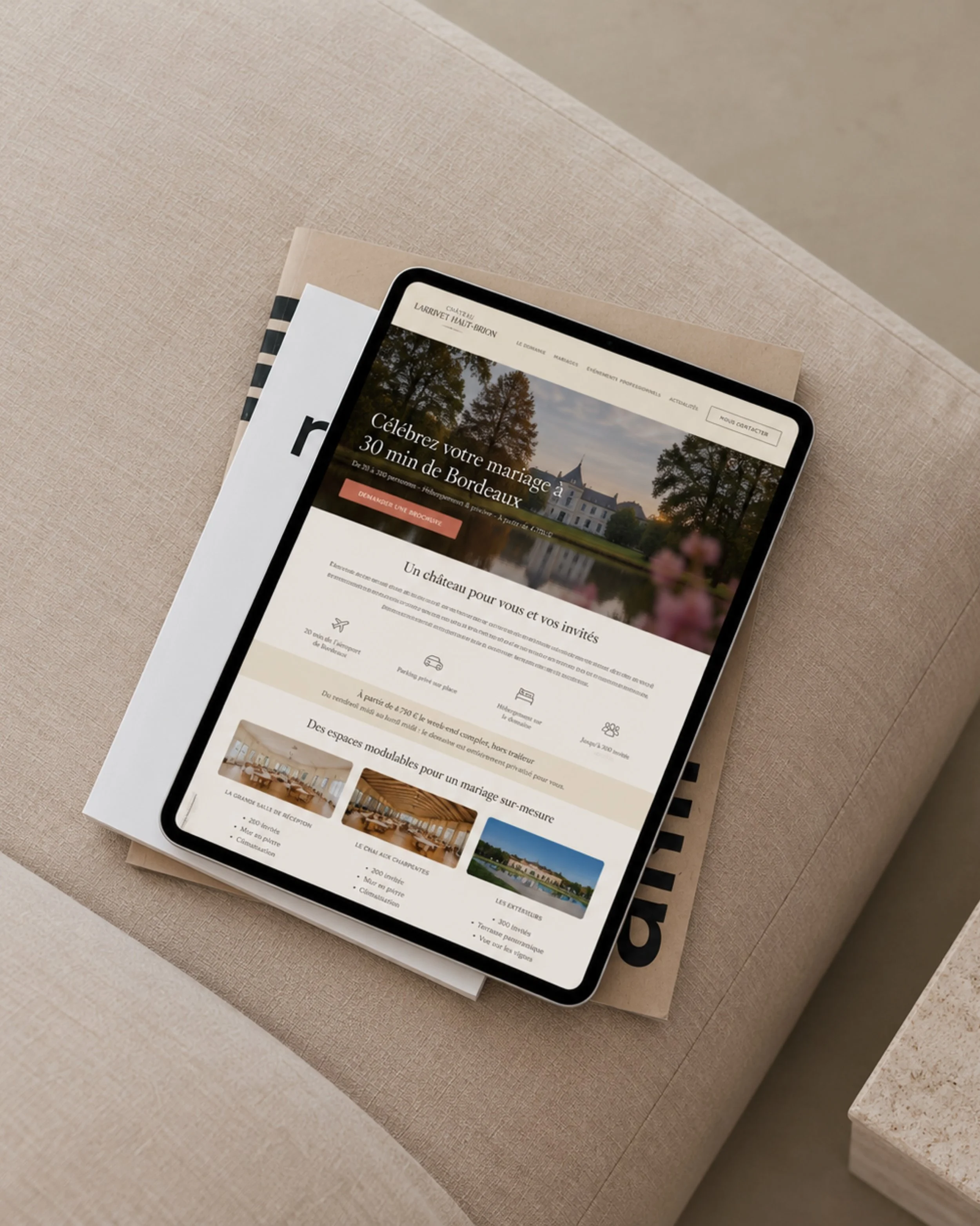 Accompagnement digital | @larrivethautbrion 

Le Ch&acirc;teau Larrivet Haut-Brion nous a fait confiance pour repenser sa landing page et produire un Reel, avec un objectif : ne pas seulement travailler l&rsquo;image, mais construire un dispositif ca