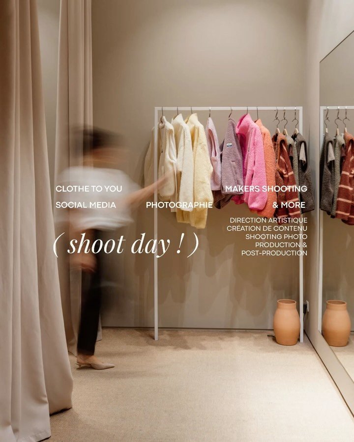 Accompagnement photo | @_clothetoyou_ 🧡

Pour Clothe To You, le shooting va au-del&agrave; de la simple cr&eacute;ation de belles images.&nbsp;Chaque photo est pens&eacute;e pour mettre en valeur le savoir-faire de Manon, conseill&egrave;re en image