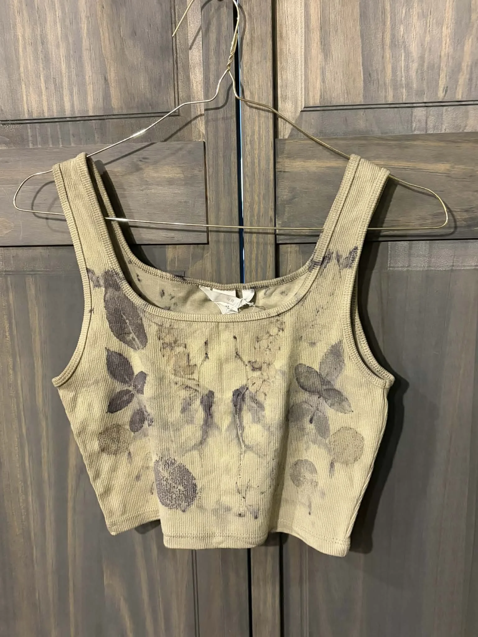 Tank Top Eco-Print ~ Small