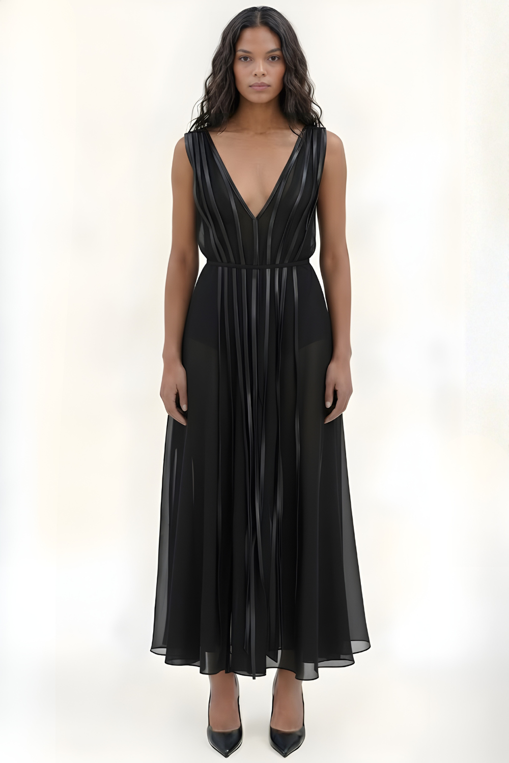 Leather Fringe Dress