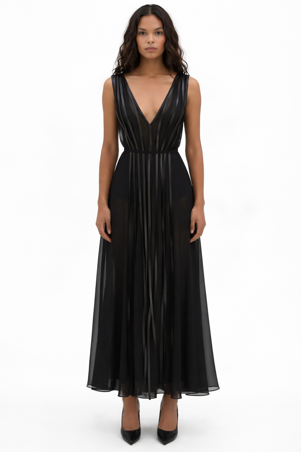 Leather Fringe Dress