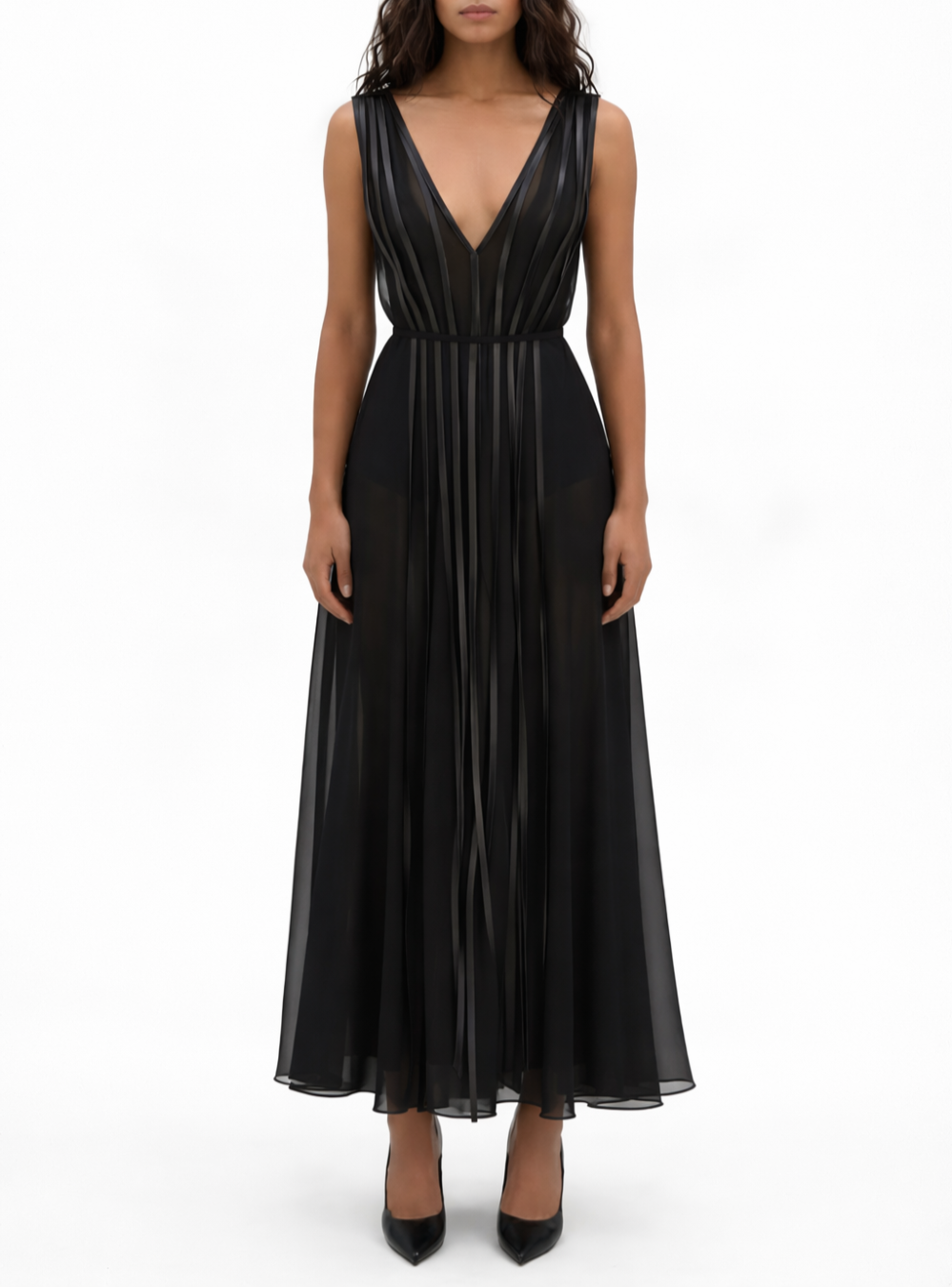 Leather Fringe Dress