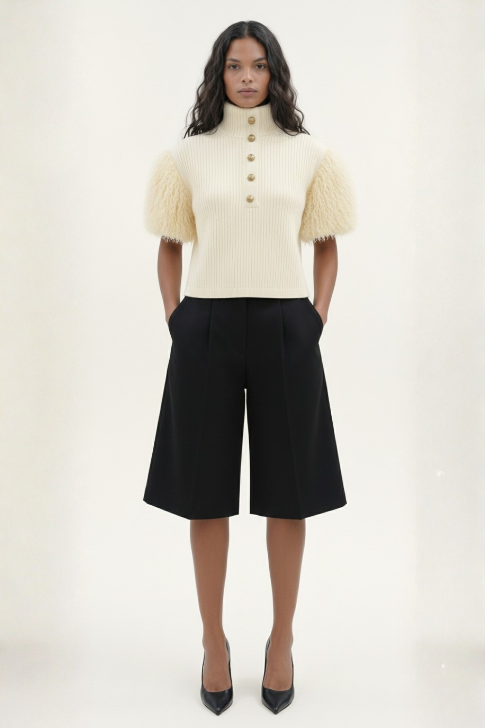 Wool Apron Top