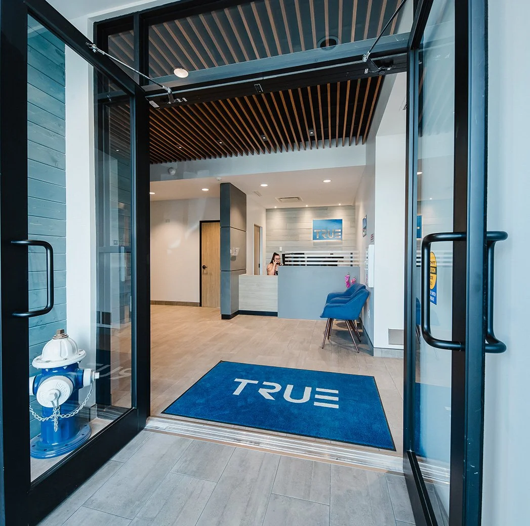 The Kamloops TRUE office reception area.