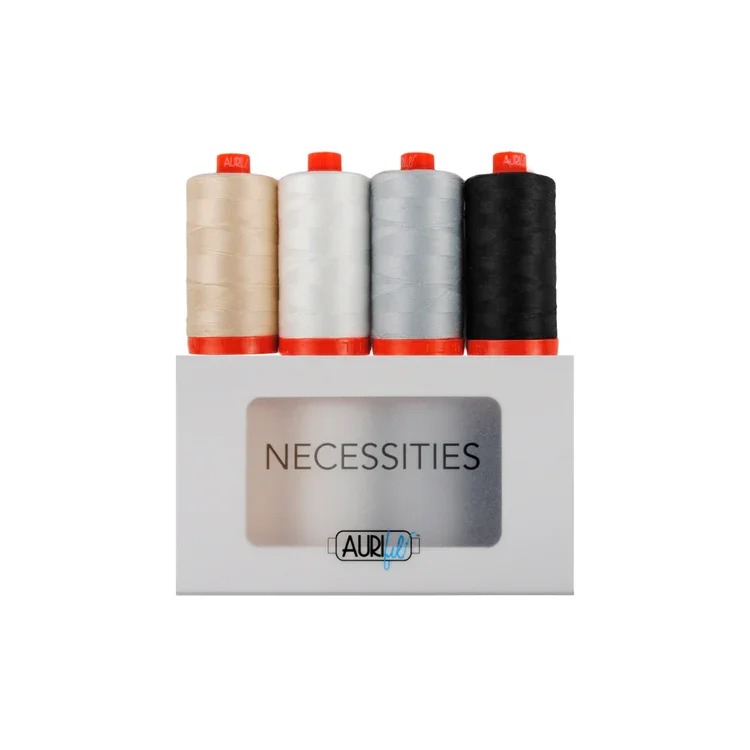 Necessities by Aurifil Colors: 2000 – 2021 – 2600 – 2692
