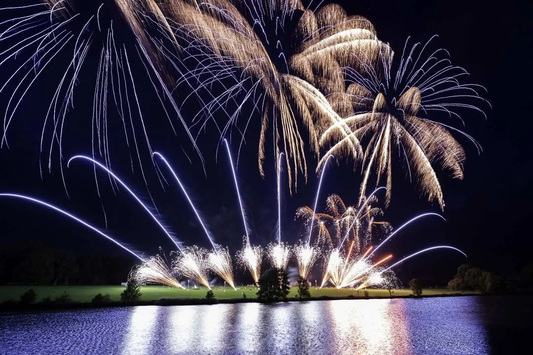 Pyro musical firework display