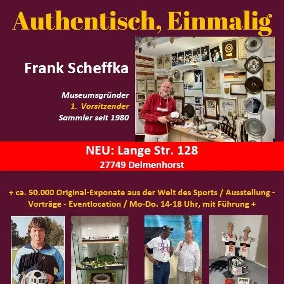 We proudly present: Unser neuer Flyer - mit allen Infos, QR-Code zur Webseite und ersten Eindr&uuml;cken. 👏💪 Gern weiterleiten an alle, die Sportgeschichte lieben. Spread the word! 🗺

👉 ℹ Kontakt, Museumsf&uuml;hrungen und Mitgliedschaft-Infos un