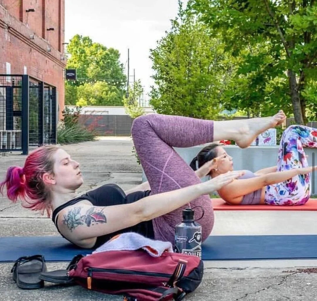 Pop Pilates on the Lawn