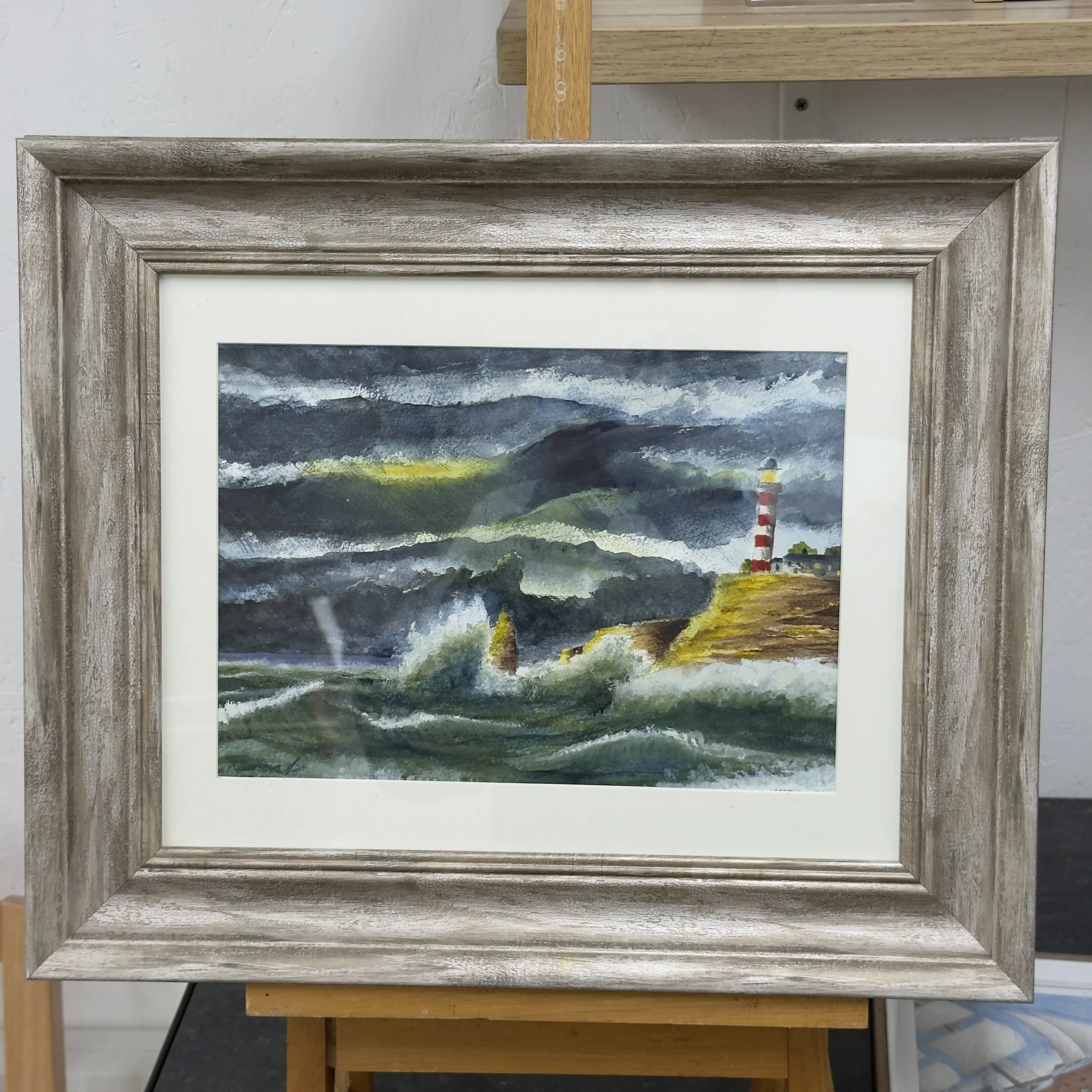 Stormy Seas at Cliffs