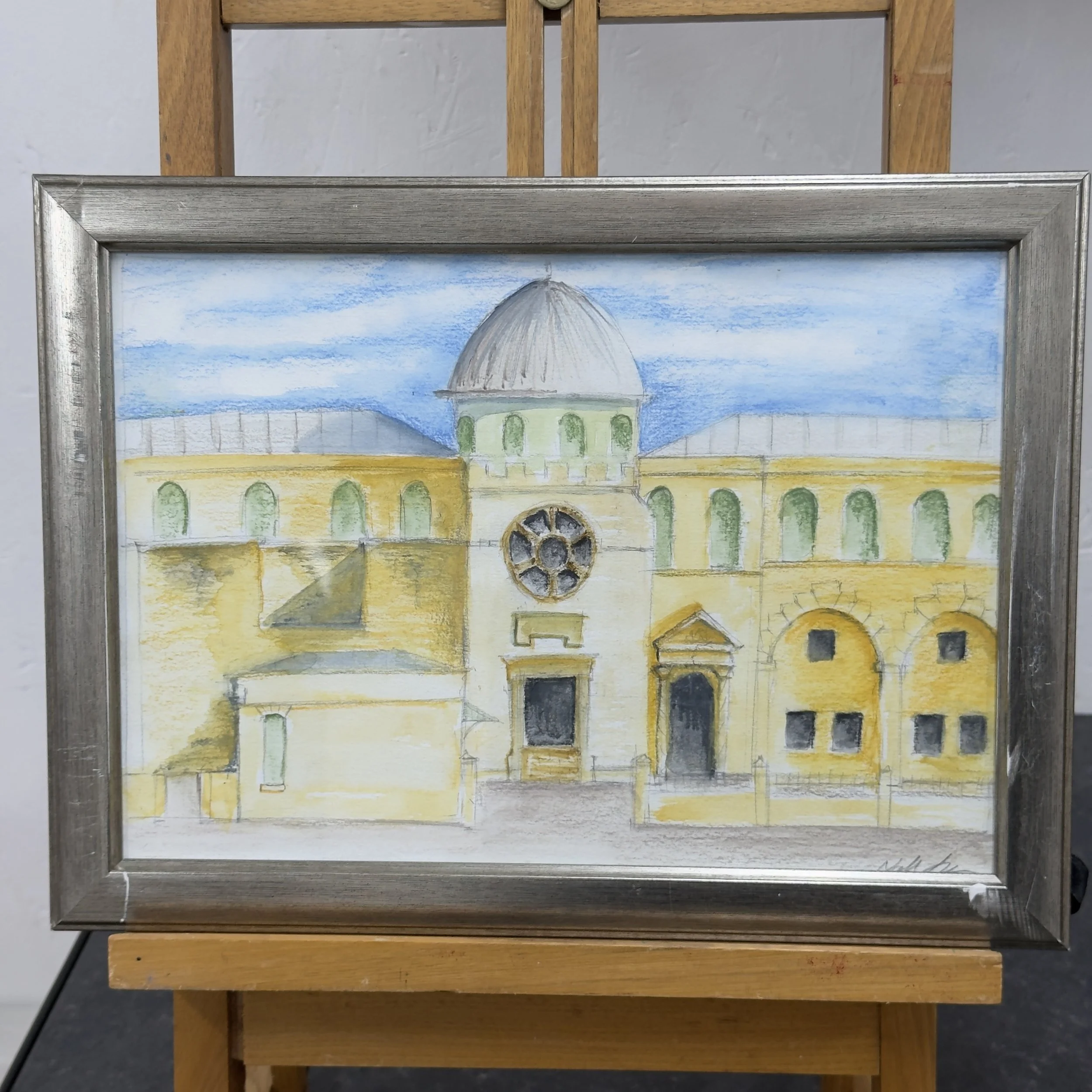 Al Aqsa Watercolour