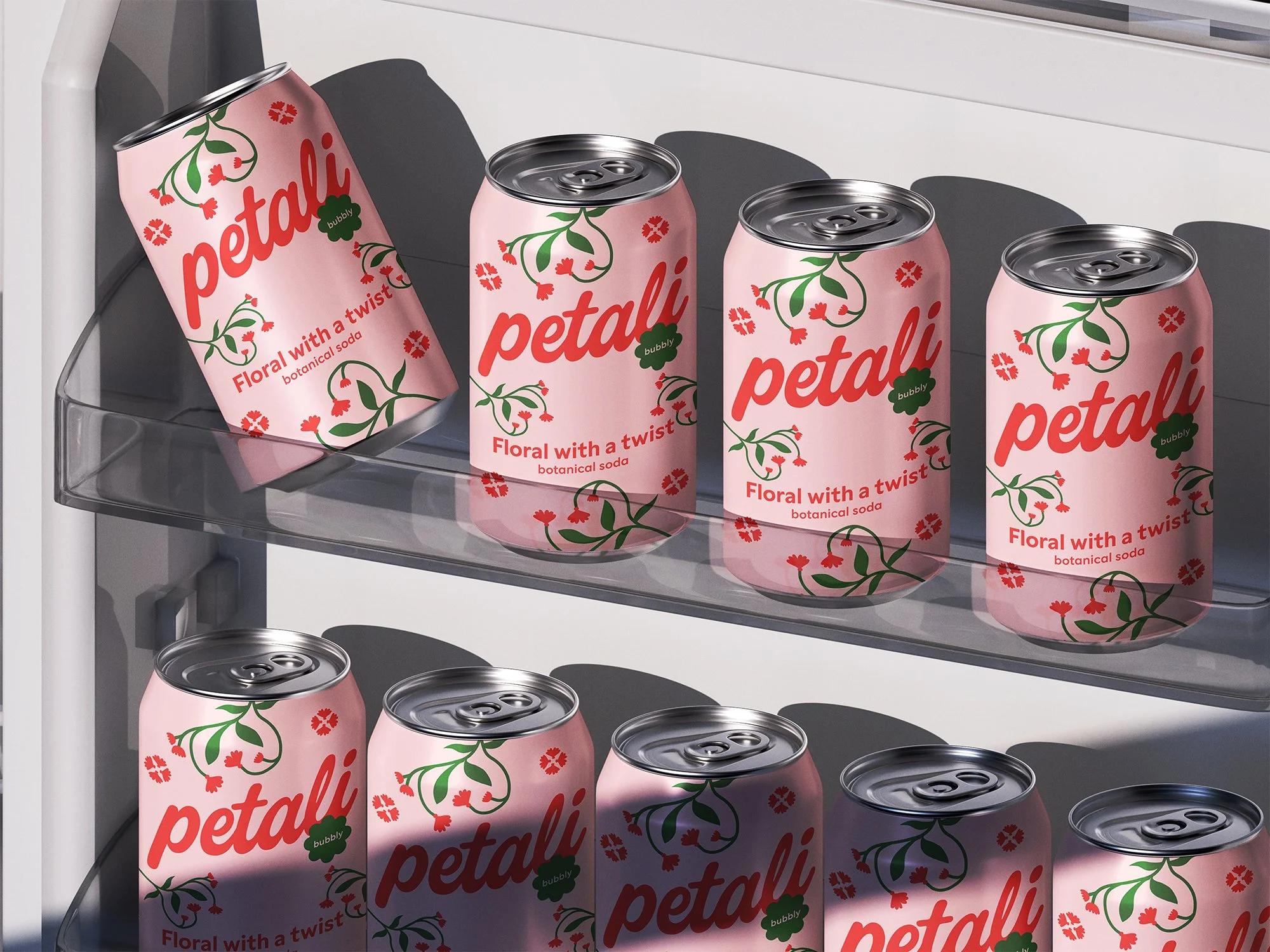 Petali can on fridge