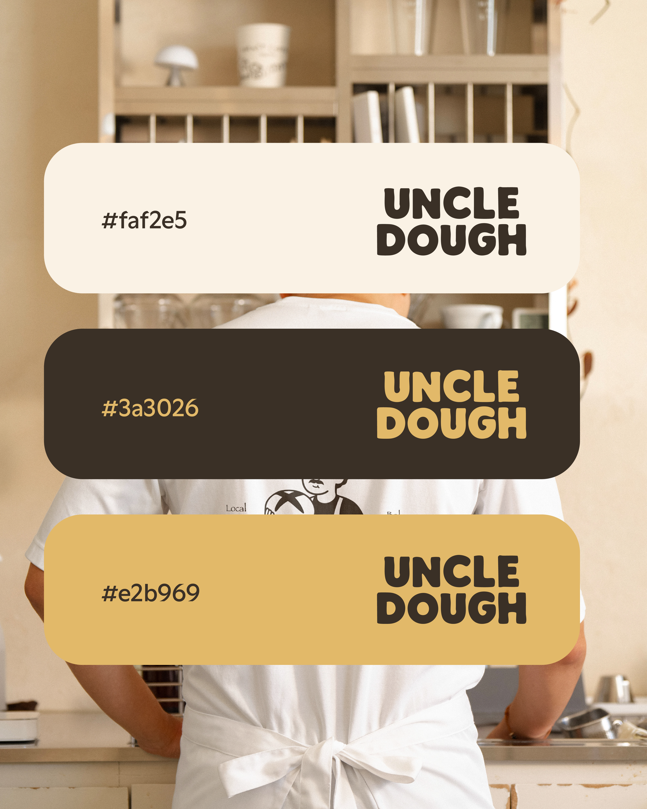 Color Palette hex code and the logo