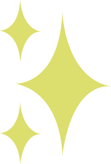 Pattern of shiny yellow-green star-like shapes on a black background.
