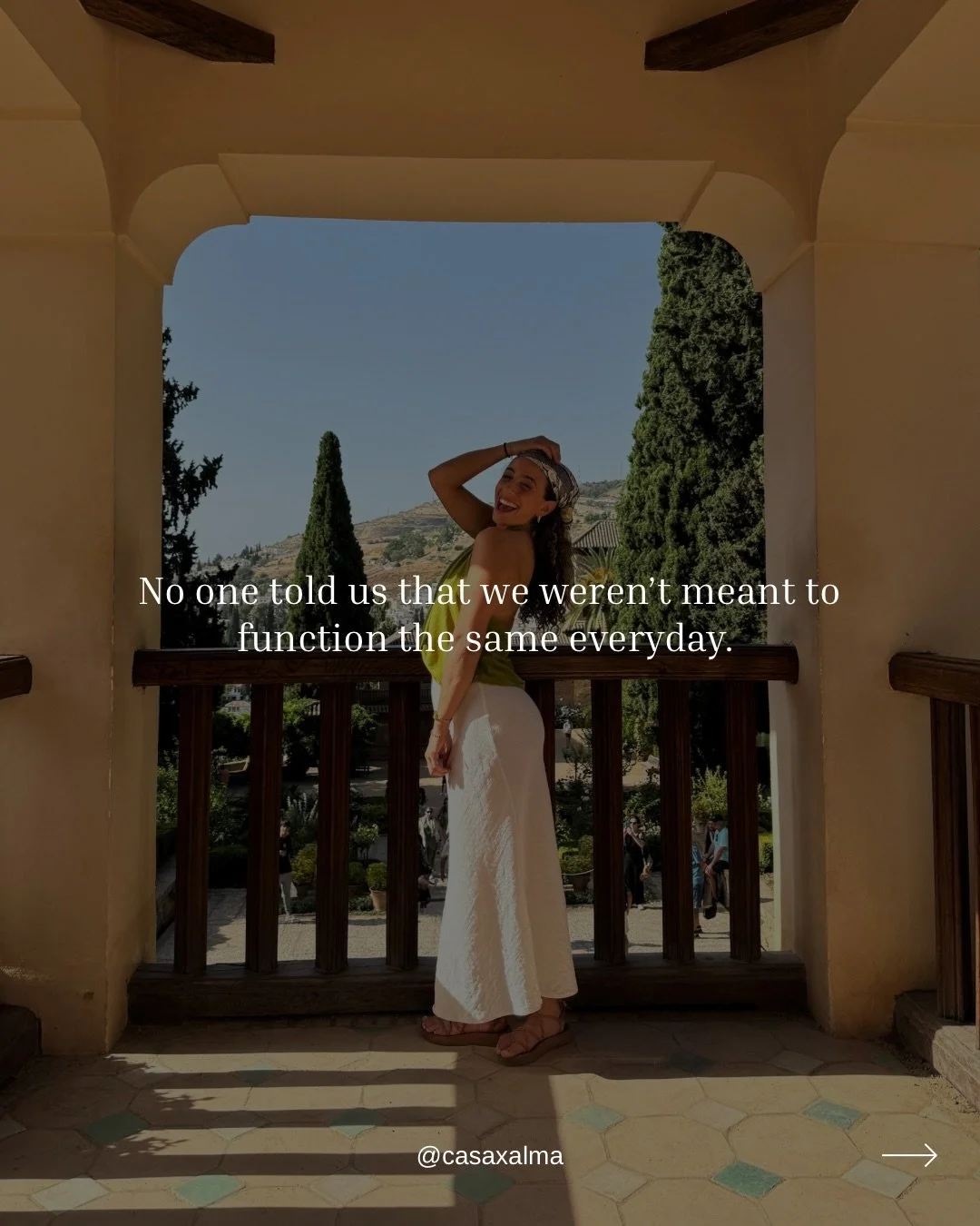 No one told us that we weren&rsquo;t designed to function the same every day.

Instead, we were taught to expect the same energy, motivation, and productivity every single day of the month. So when our bodies ask for something different, we assume we