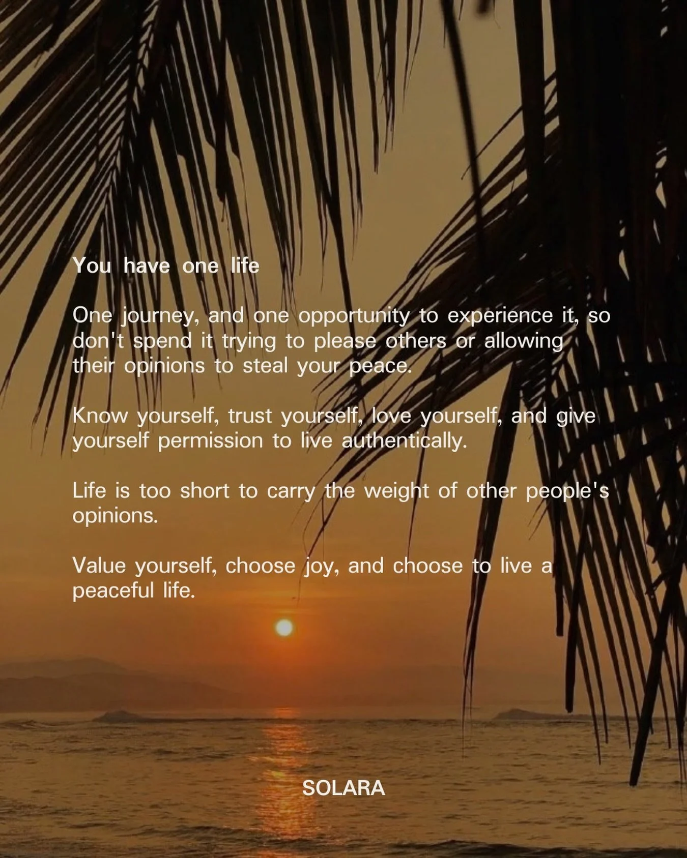 Your life is yours to live.💛

#liveauthenticaly #travel #experience #intentionalliving #chooseyourself