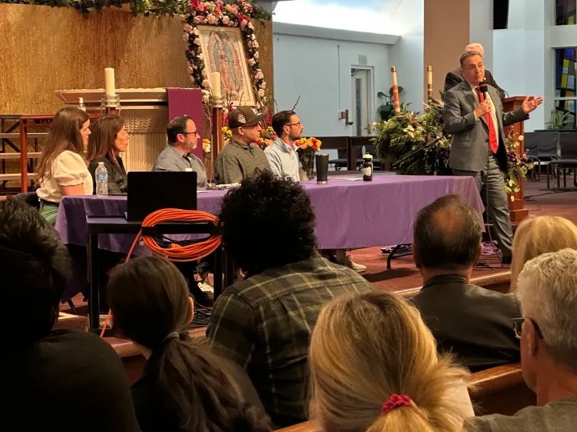 700 neighbors at Community Meeting at St. Mel’s Church