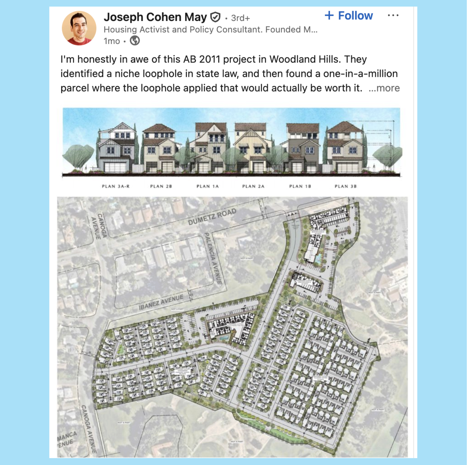 Neighbors find out about the project on social media