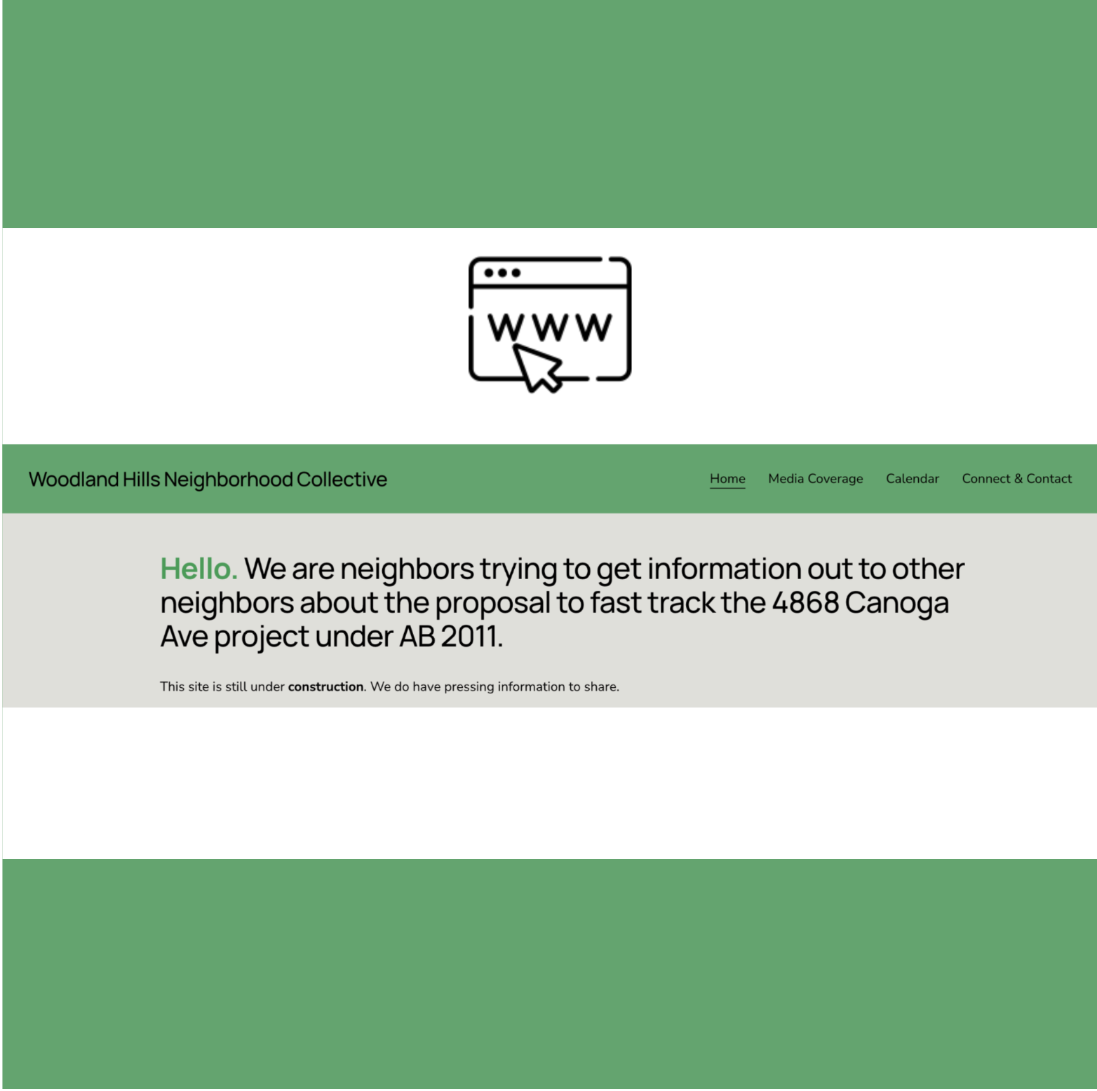 Website and fundraising page started