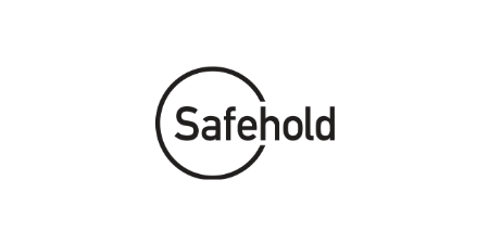 Safehold logo with text and circular icon