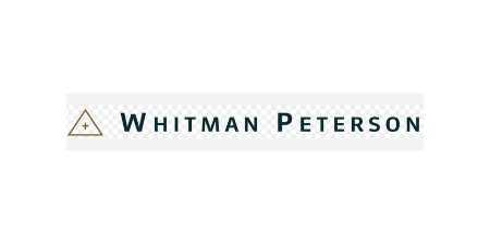 Whitman Peterson logo with a triangle symbol and text on a white background