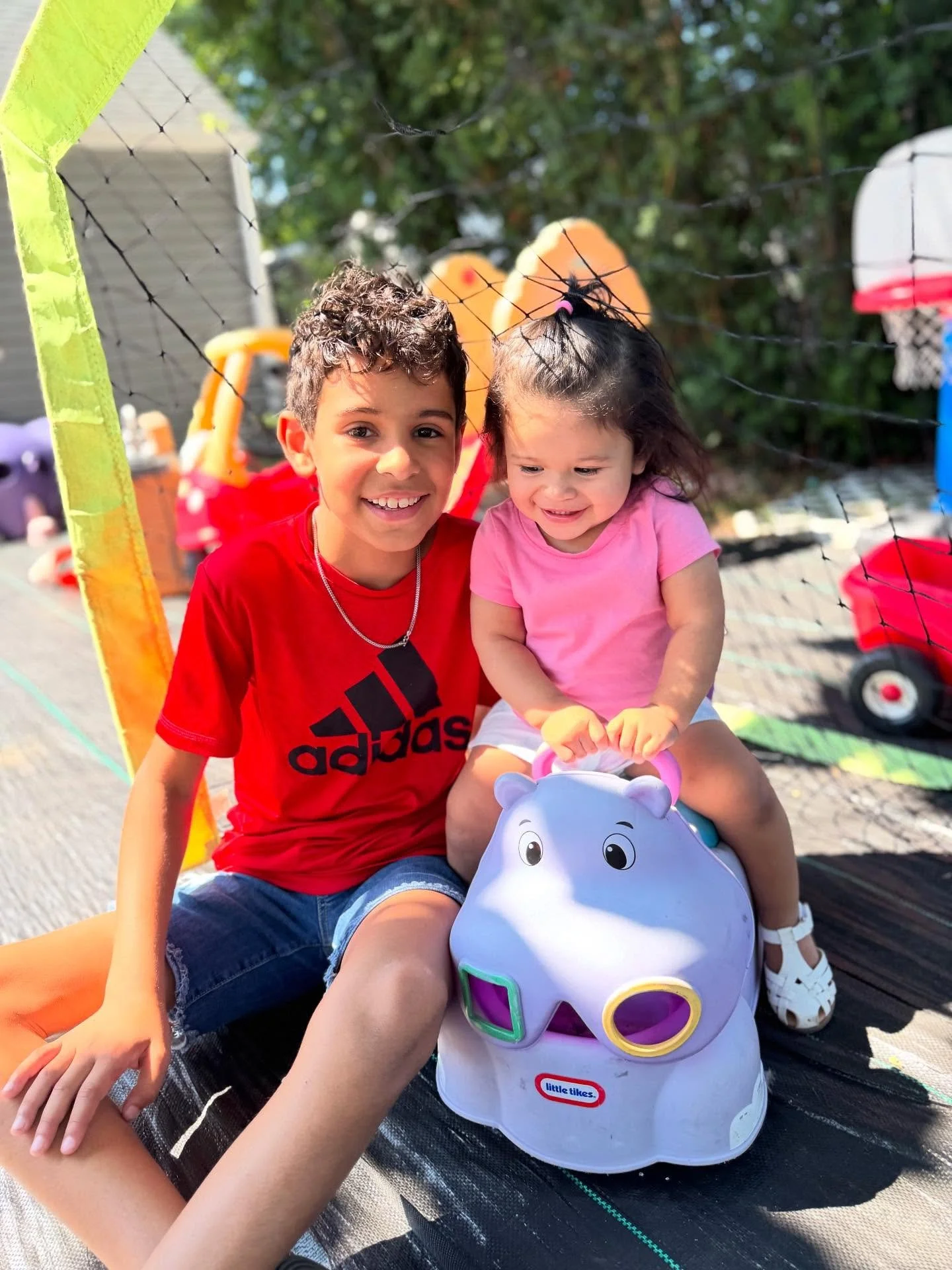 Disfrutando de este d&iacute;a tan hermoso del verano con nuestros peque&ntilde;os ☀️☀️😍❤️ #freeportdaycare