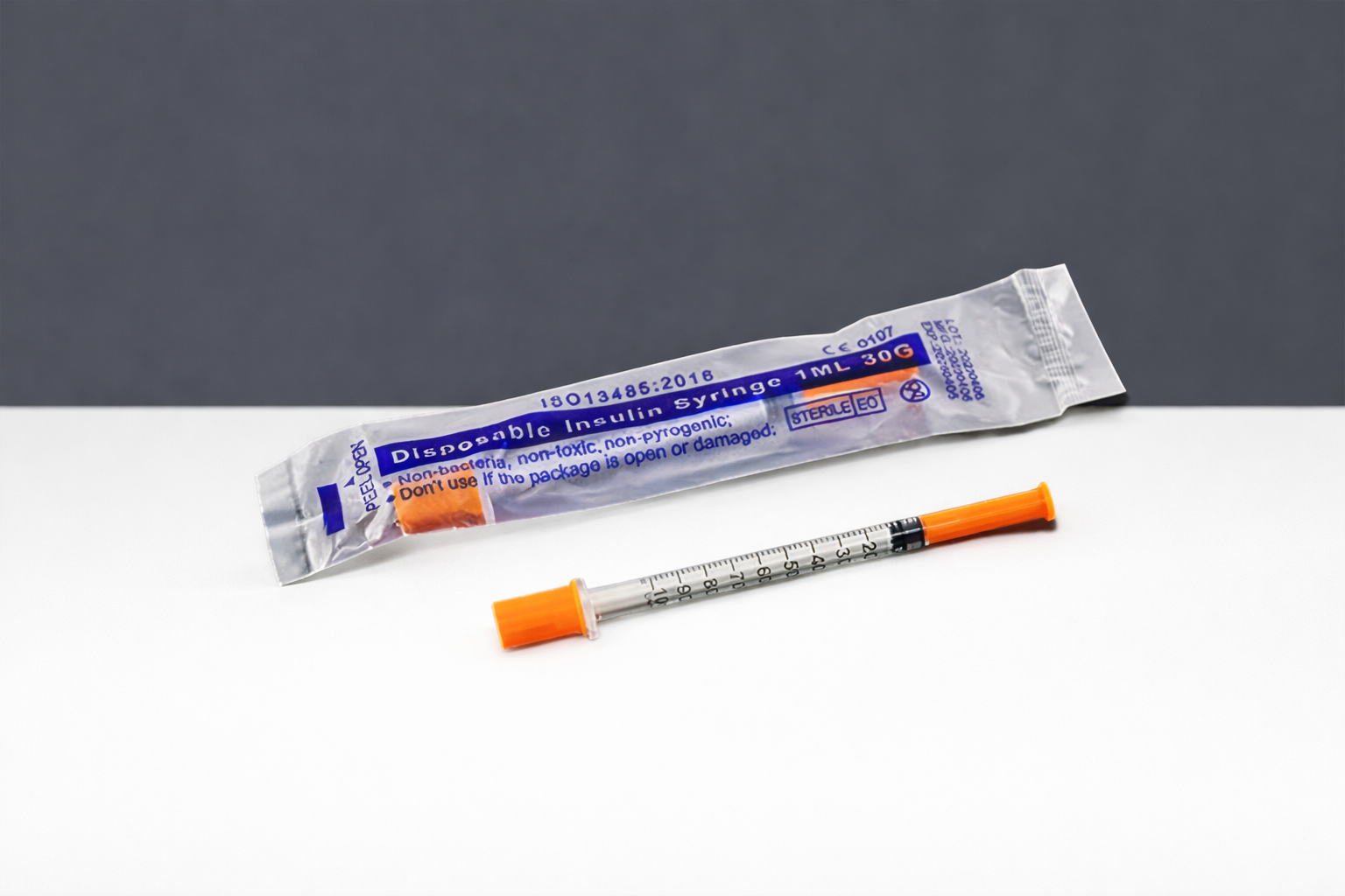 1ml Syringe 0.5in Needle – Individually Wrapped (10 count)