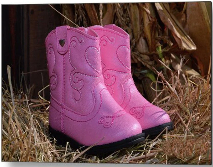 pink cowboy boots - metal.jpg