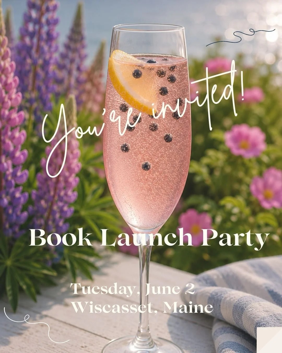 Readers and friends, if you&rsquo;re in Midcoast Maine or can get here, you&rsquo;re invited to my book launch party! 🥳 

I&rsquo;m celebrating the release of SUMMERLAND COVE with an evening at the Wiscasset Yacht Club featuring a menu inspired by t
