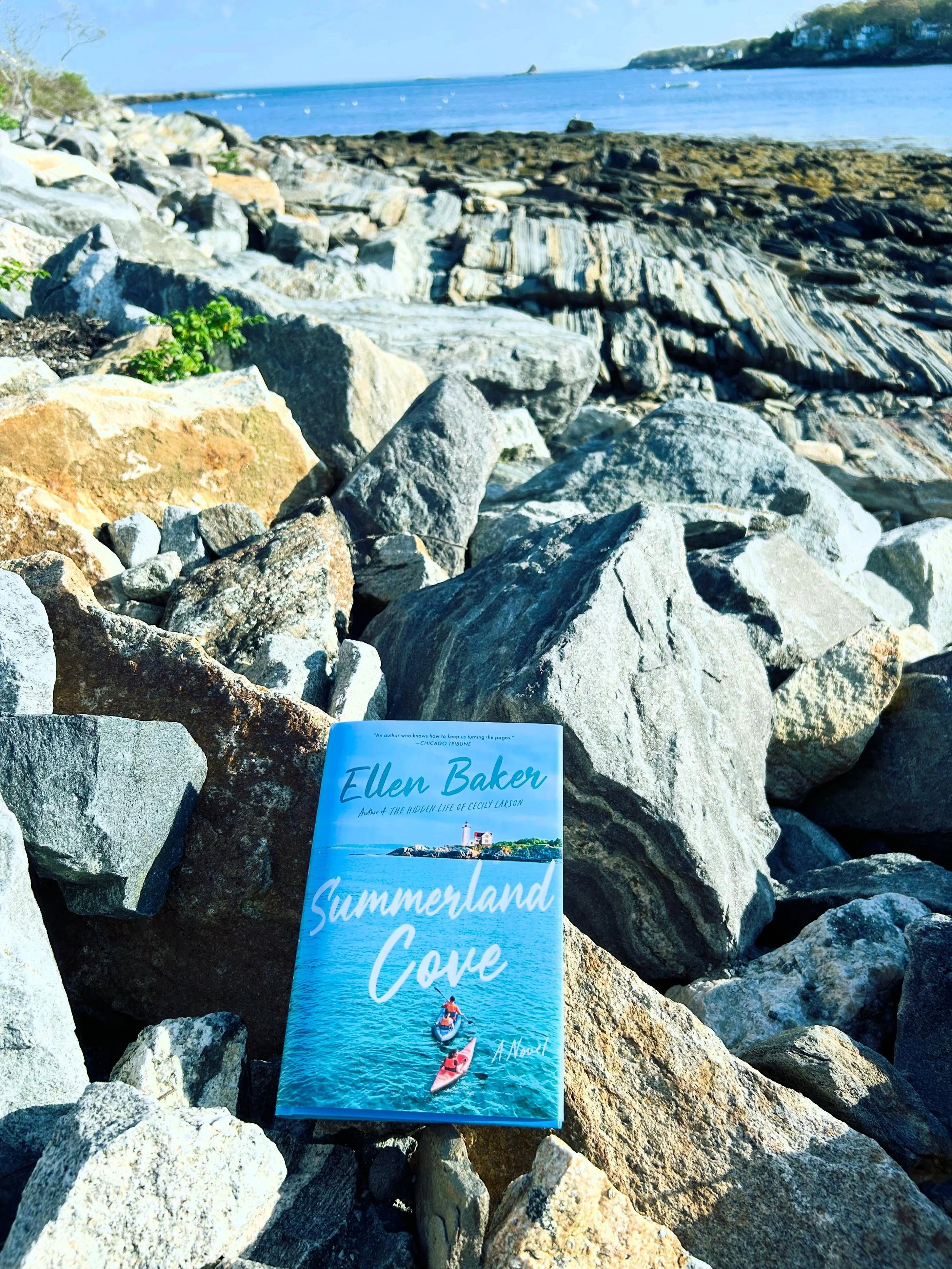 My book in the place that inspired it. Can&rsquo;t wait to share this story with you! ✨

Family drama, Maine coast cottage, second chances, dual timeline, beach read ❤️&zwj;🩹🏖️

June 2 🌊

#summerlandcove #summerreading #beachread #summertbr #women
