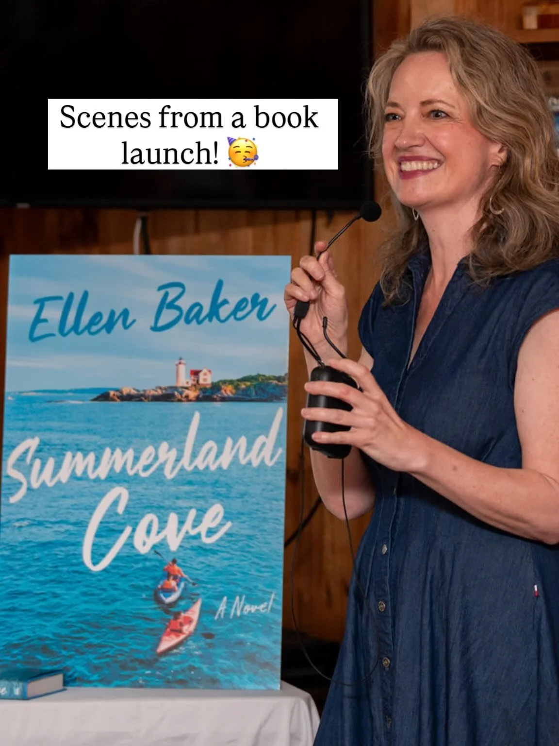 It was a gorgeous party on a gorgeous night in Wiscasset, Maine! ✨ 🦞 So grateful to everyone who came out to help me launch SUMMERLAND COVE into the world! 🌊💙🎉
 
#summerlandcove #summerreading #beachread #booklaunch #maine

@fiction_bookshop @wat