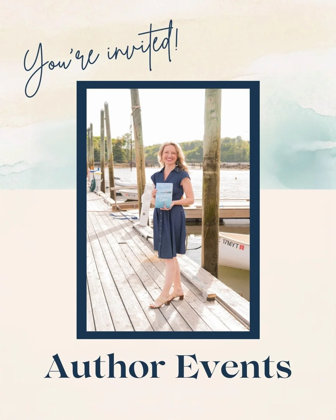 Hey readers, if you&rsquo;re in Maine, I&rsquo;d love to see you @shermansbooks in Damariscotta on Saturday afternoon and at the Bristol Area Library on Wednesday evening where I&rsquo;ll be talking about the story behind SUMMERLAND COVE! Or come out