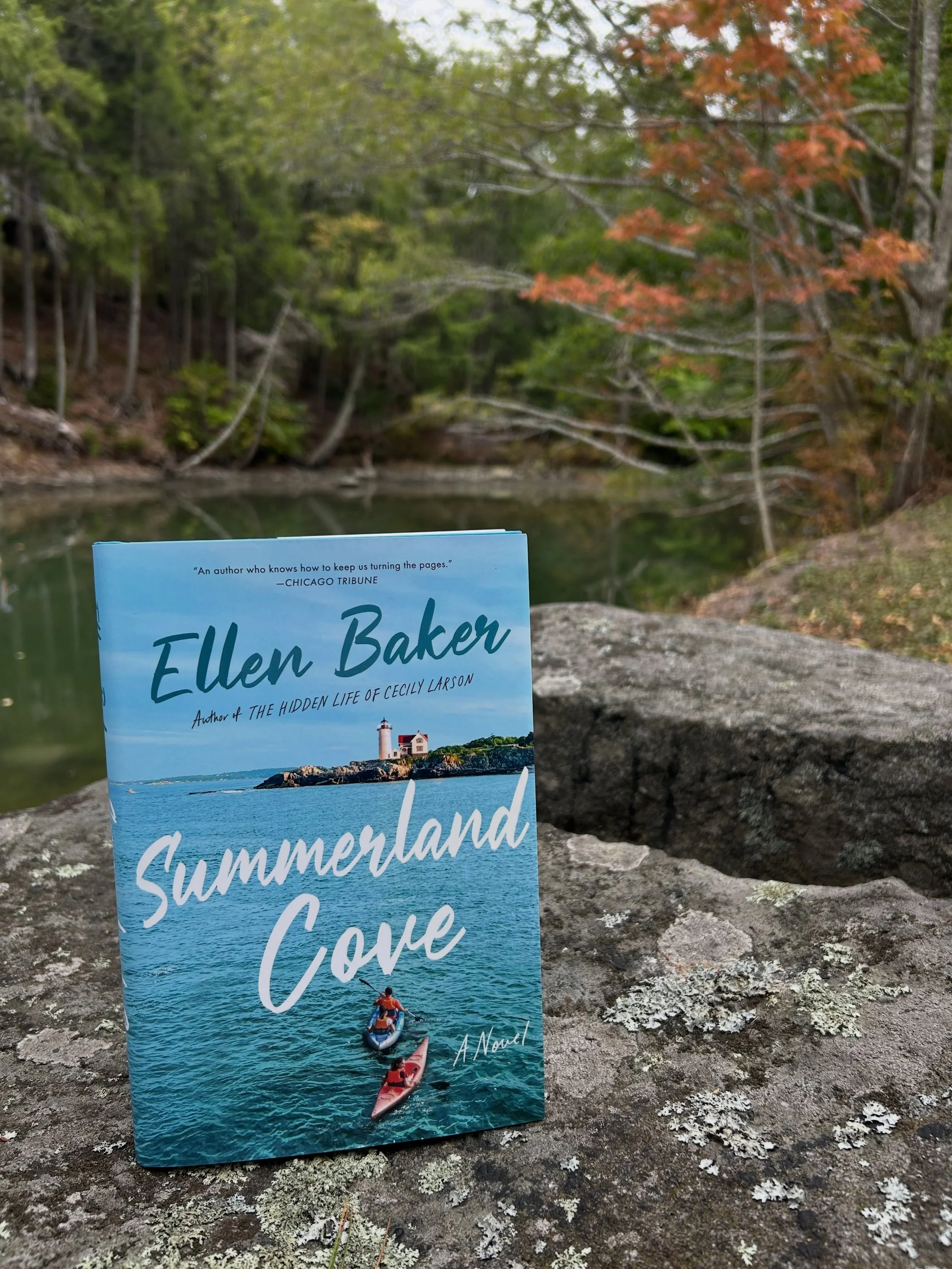 Pairs well with autumn and book clubs! 😍 🥂 Family cottage, three generations of secrets, a missing husband, second chances. Grab a reading group guide with discussion questions and recipes from the novel at the link in bio! 🍁📚

#summerlandcove #b