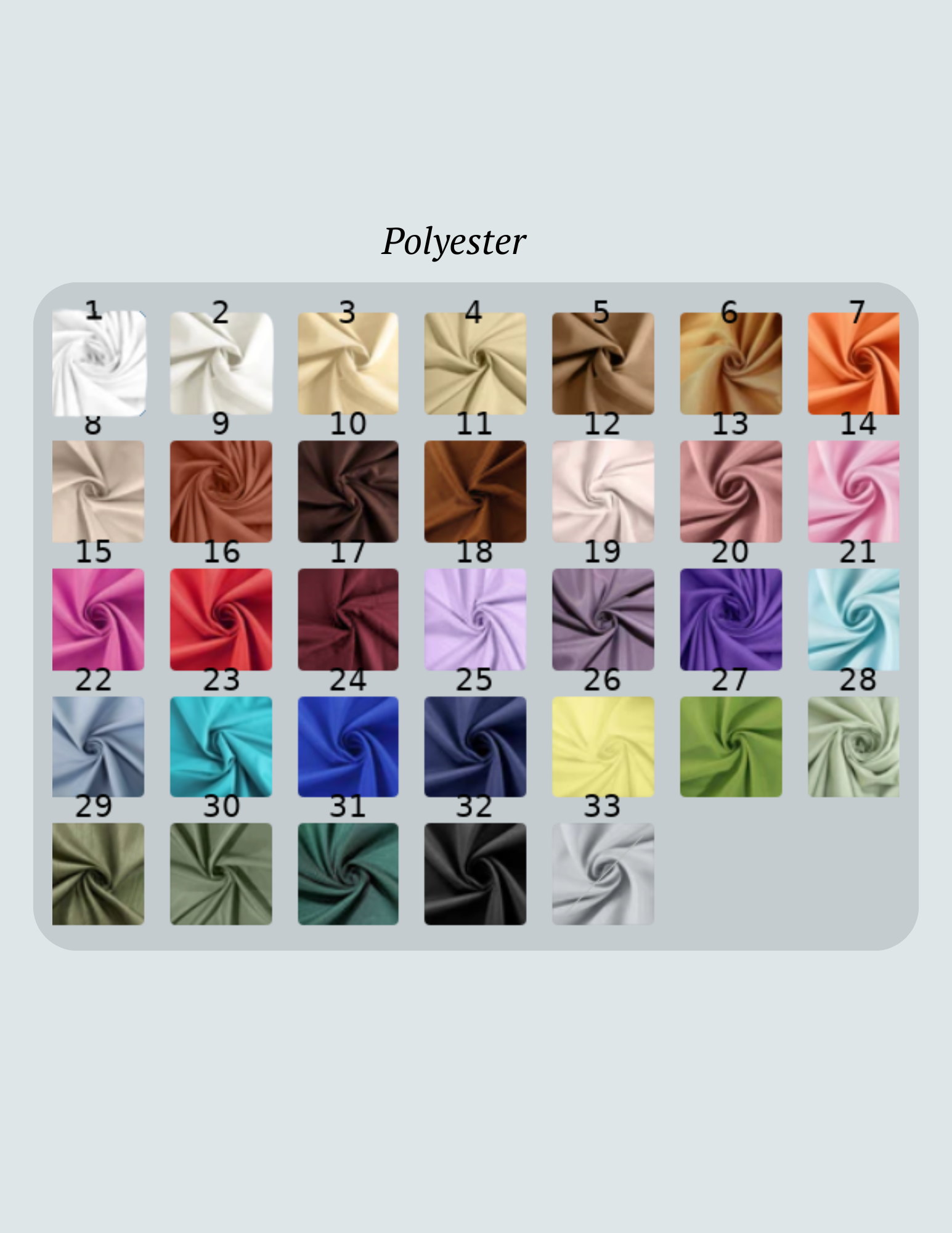 Linens - Pricing Varies